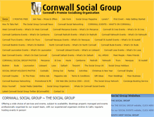 Tablet Screenshot of cornwallsocialgroup.com